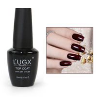 HKM-925843 Frosted Sealing Layer Color Nail Polish Glue - 15ML Small Bottles in Various Shades
