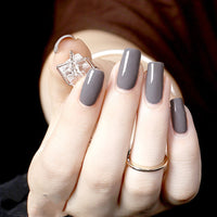HKM-925843 Frosted Sealing Layer Color Nail Polish Glue - 15ML Small Bottles in Various Shades