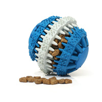 HKM-476691 Universal Rubber Dog Food Dispensing Toy for Dental Care - 6cm Diameter in Multiple Colors
