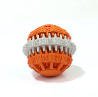 HKM-476691 Universal Rubber Dog Food Dispensing Toy for Dental Care - 6cm Diameter in Multiple Colors