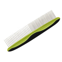 HKM-555603 Double-Sided Pet Knot Comb for Cats and Dogs - TPR/PP/Stainless Steel Cleaning Tool