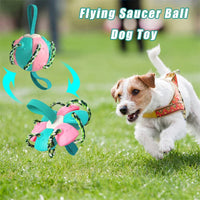 HKM-475539 Interactive Dog Football Soccer Ball - Multifunctional Training and Teething Toy, Durable Outdoor Play for Pets