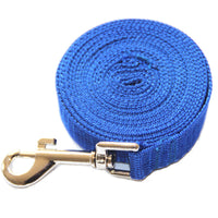 HKM-494483 Durable Solid Color Dog Leash - Long-Distance Control with Zinc Alloy Hook