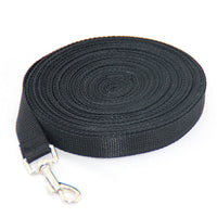 HKM-494483 Durable Solid Color Dog Leash - Long-Distance Control with Zinc Alloy Hook