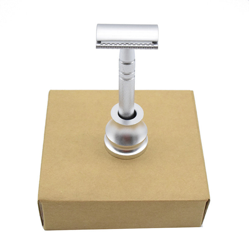 HKM-269267 Metal Base Double-Sided Manual Razor for Men - U-437 Model