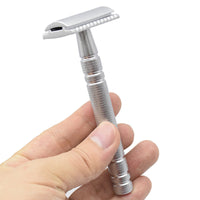 HKM-269267 Metal Base Double-Sided Manual Razor for Men - U-437 Model