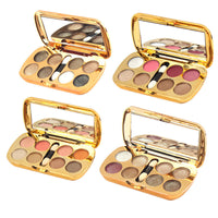 HKM-801107 LED Bear Bear 8-Color Pearly and Matte Eyeshadow Palette - 10g