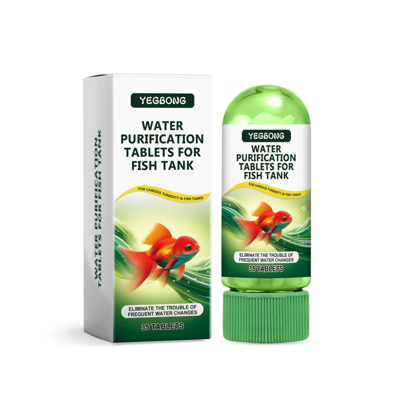 HKM-615635 Aquarium Water Purification Tablets for Clear & Safe Fish Tank Environment