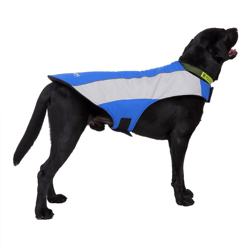 HKM-596115 Reflective Winter Coat for Large Dogs - Polyester Fabric, Various Sizes Available