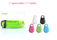 HKM-801427 LED Safety Dog Collar - Rechargeable, Waterproof, Multi-Color Light Modes for Nighttime Visibility and Fashion