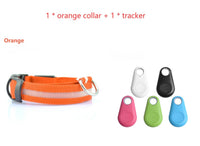HKM-801427 LED Safety Dog Collar - Rechargeable, Waterproof, Multi-Color Light Modes for Nighttime Visibility and Fashion