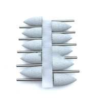 HKM-183379 Silicone Grinding Heads Set with Diamond Powder for Dental Polishing and Grinding - 10 Pieces