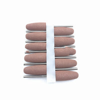 HKM-183379 Silicone Grinding Heads Set with Diamond Powder for Dental Polishing and Grinding - 10 Pieces