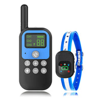 HKM-221587 Voice Dog Trainer and Bark Control Collar with Intercom Functionality, Night Visibility Lights, and Multiple Features