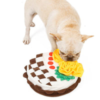 HKM-995539 Interactive Dog Birthday Cake Sniffing Pad with Suction Cup Base, Soft Polar Fleece and Washable Design