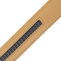 HKM-097811 Boys Leather Belt - 3.5CM Width Strap for Comfortable Fit