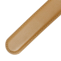 HKM-097811 Boys Leather Belt - 3.5CM Width Strap for Comfortable Fit