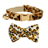 HKM-895123 Wine Red and Dark Blue Adjustable Cotton Cat Collars with Bow and Bell