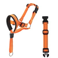 HKM-242707 Reflective Nylon Dog Muzzle for Anti-Barking and Anti-Biting ¨C Sizes S, M, L, XL in Red, Blue, and Orange