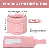HKM-029971 Soft Cat and Dog Cone Collar for Post-Surgery Recovery Support - Adjustable Neck Brace for Comfortable Healing