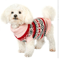 HKM-232211 Leaf Pattern Casual Pet Sweater in Various Colors for Comfort and Style