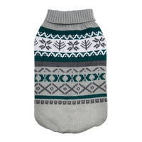 HKM-232211 Leaf Pattern Casual Pet Sweater in Various Colors for Comfort and Style