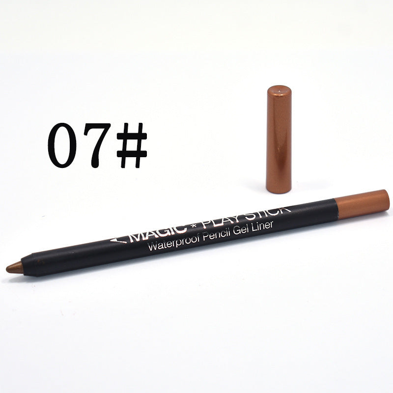 HKM-334611 12 Color Pearl Eyeliner Pencil Set for Versatile Eye Looks