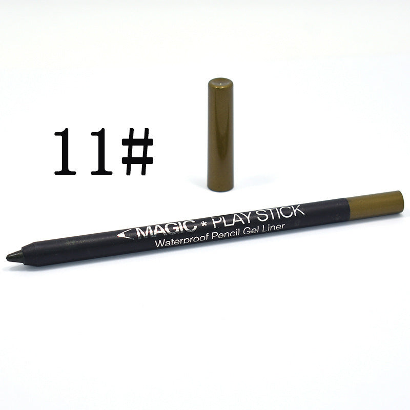 HKM-334611 12 Color Pearl Eyeliner Pencil Set for Versatile Eye Looks