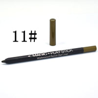 HKM-334611 12 Color Pearl Eyeliner Pencil Set for Versatile Eye Looks