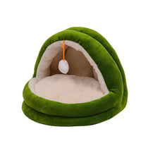 HKM-786067 Cozy Multi-Color Pet Nest with Soft Shu Cotton Velvet Interior