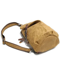HKM-189523 Casual Vintage Batik Canvas Crossbody Chest Bag with Large Capacity