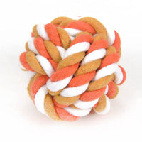 HKM-697171 Pet Cotton Rope Knot Toy for Dogs – Chew Ball for Dental Health and Stress Relief