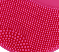 HKM-819411 Silica Gel Waterproof Face Cleaning Brush for Skin Care and Pore Cleansing, Rose Red