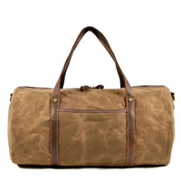 HKM-612755 Retro Handheld Large Capacity Waterproof Travel Gym Bag - Duffle Style with Zip Closure, Multiple Colours Available