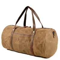 HKM-612755 Retro Handheld Large Capacity Waterproof Travel Gym Bag - Duffle Style with Zip Closure, Multiple Colours Available