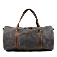 HKM-612755 Retro Handheld Large Capacity Waterproof Travel Gym Bag - Duffle Style with Zip Closure, Multiple Colours Available
