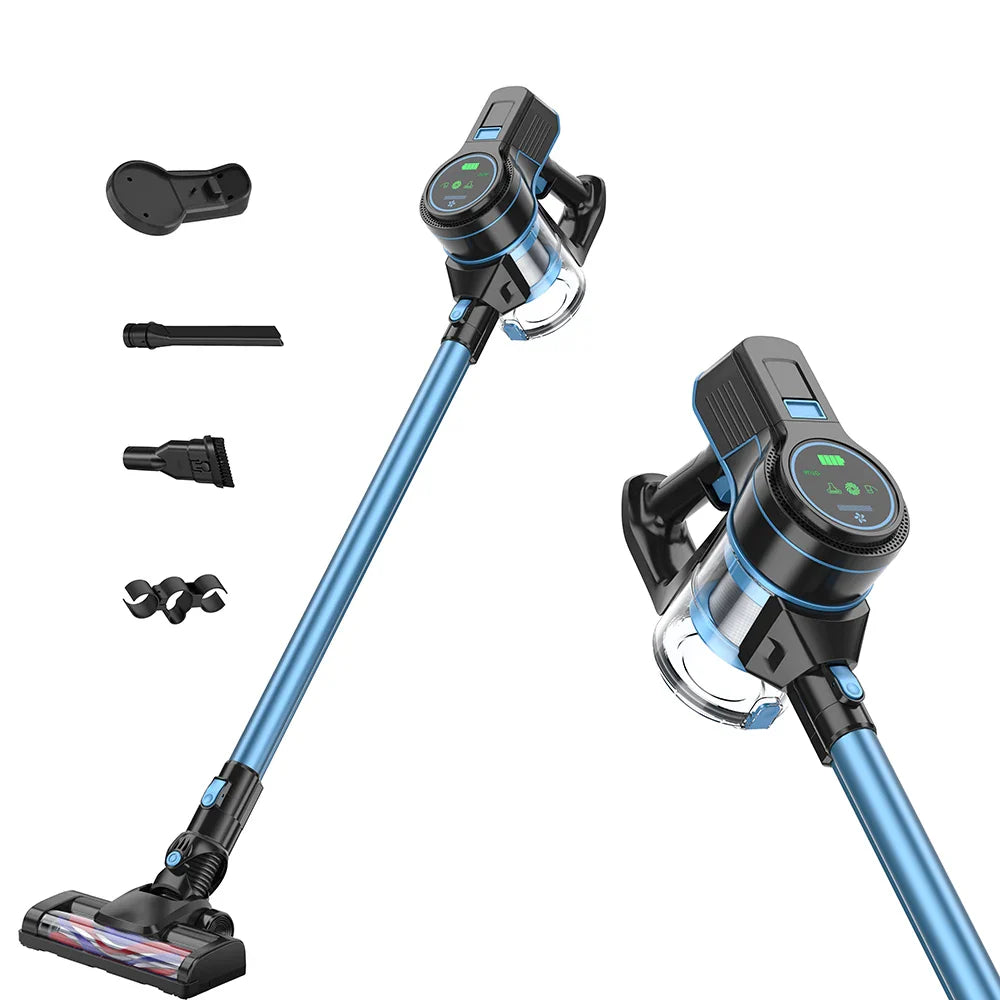 KTX-101139 Electric Wireless Vacuum Cleaner with LED Green Light for Efficient Home, Car, and Office Cleaning