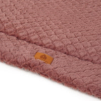 HKM-209747 Soft Wool Dog Cushion with Fish Scale Pattern - Cozy Sleeping Pad for Cats and Dogs in Autumn and Winter