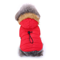 HKM-886419 Reflective Cotton Dog Winter Coat - Casual Pet Clothing in Various Colors and Sizes