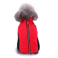 HKM-886419 Reflective Cotton Dog Winter Coat - Casual Pet Clothing in Various Colors and Sizes