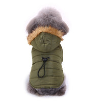 HKM-886419 Reflective Cotton Dog Winter Coat - Casual Pet Clothing in Various Colors and Sizes
