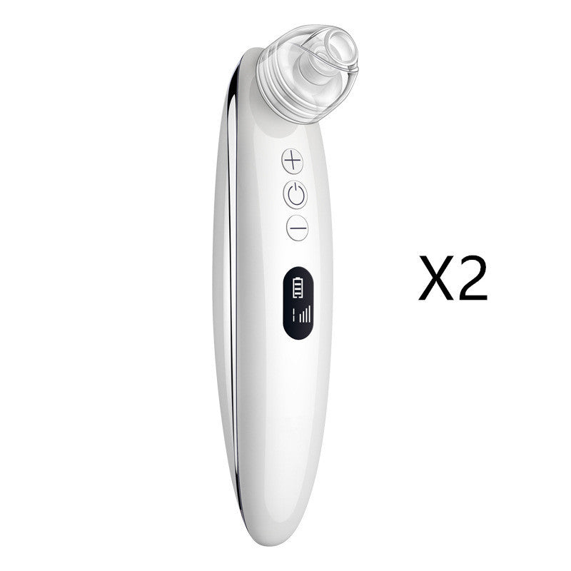 HKM-636947 Electric Blackhead Suction Device with 4 Suction Heads for Pore Cleansing and Acne Removal