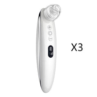 HKM-636947 Electric Blackhead Suction Device with 4 Suction Heads for Pore Cleansing and Acne Removal