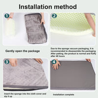 HKM-240211 Double-Sided Waterproof Dog Bed for Small to Medium Dogs - Bite-Resistant Leather with Removable Summer Crate Mat