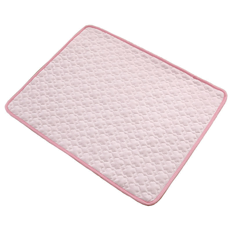 HKM-467283 Pet Cooling and Breathable Ice Silk Pad - Soft Three-Layer Polyester, Nylon & Cotton for Comfort in Summer