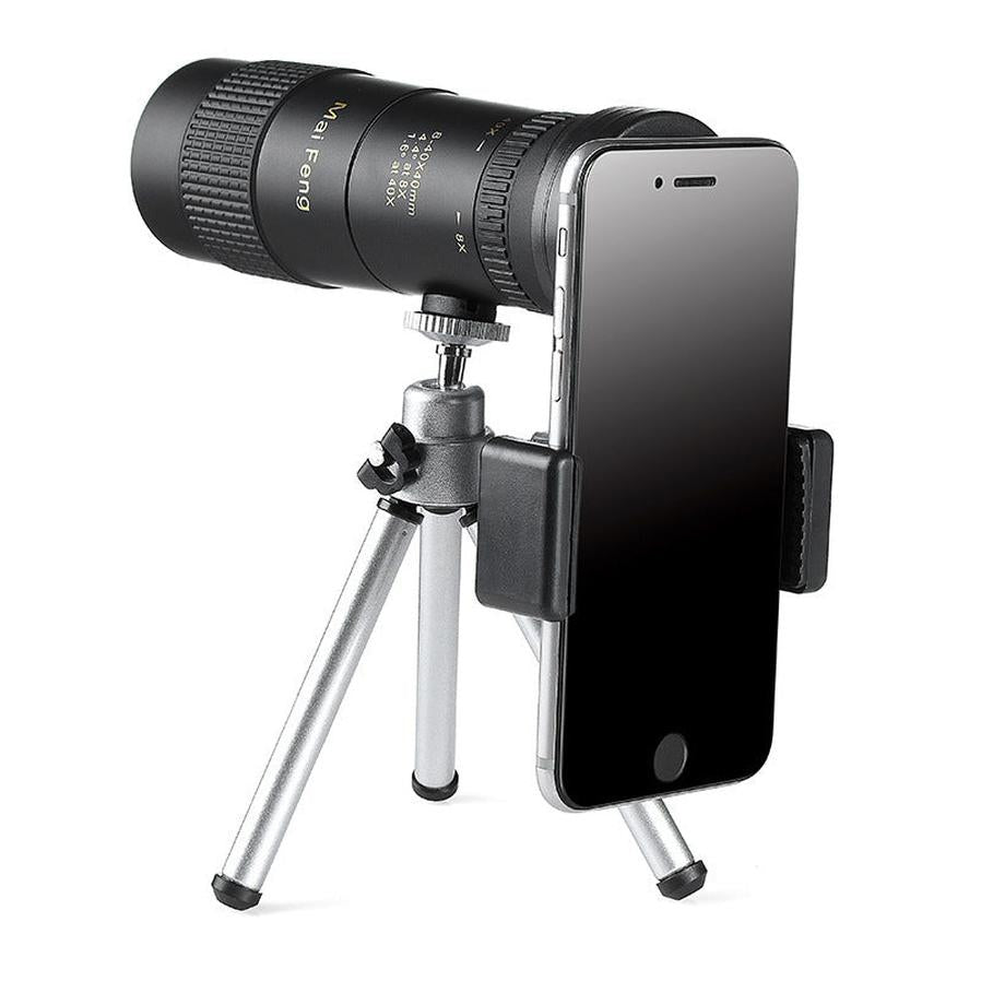 KTX-513107 High Resolution 8-40x40mm Telescope with Rotating Objective Lens and Tripod Interface