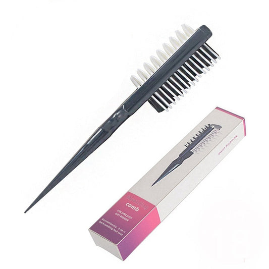 KTX-099987 Multifunctional Hair Shark Styling Comb and Dryer in Black and White
