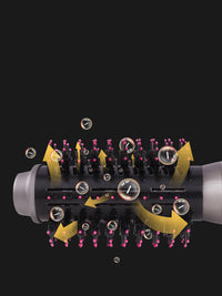 HKM-810899 Negative Ion Straightening and Curling Hair Comb with Constant Temperature Control for Wet and Dry Hair Styling