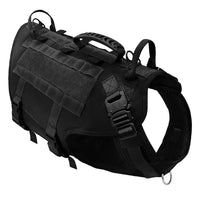 HKM-909267 Tactical Dog Outdoor Vest - Nylon, Water-Resistant, Padded - Available in Brown, Black, Green