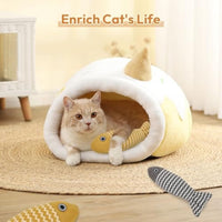 HKM-643155 Catnip Fish Toys for Indoor Cats - 3-Piece Interactive Playset for Kittens and Cats